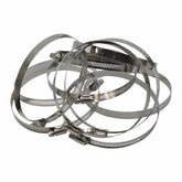 10 Piece 304 Stainless Steel 118-140mm Worm Drive Hose Clamp - Twin Eagle Imports