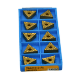 10pc Kyocera TNMG160404PS CA025P – Turning Insert (Medium to Roughing, PS Chipbreaker) - Twin Eagle Imports