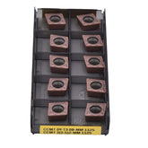 10pc Sandvik Coromant CCMT 09 T3 08-MM 1125 Turning Insert (Suitable for Stainless Steel, Medium Chipbreaker) - Twin Eagle Imports