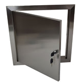 14″ (365mm) Stainless Steel Access Panel with Key Lock - Twin Eagle Imports