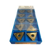 10pc Kyocera TNMG220404PS CA025P – Turning Insert (Medium to Roughing, PS Chipbreaker)