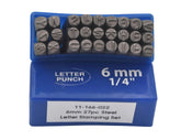 27-Piece 6mm (1/4") Steel Letter Stamping Set - Twin Eagle Imports