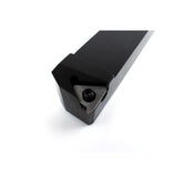 Carmex SER 4040 R27 external thread toolholder – 40 mm shank, angled view