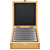 8 Pairs Parallel Steel Gauge Block Set Ground Steel 16 plates 120 mm Long - Twin Eagle Imports