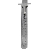 Stainless Steel Pocket ruler Metric / Imperial with depth gauge Range 0-150mm