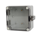 ABS IP66 Clear Lid Hinge Junction Box 125 x 125 x 75mm - Twin Eagle Imports
