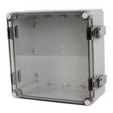 ABS IP66 Clear Lid Hinge Junction Box 200 x 200 x 95mm - Twin Eagle Imports