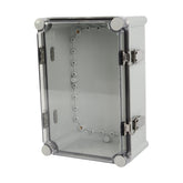 ABS IP66 Clear Lid Hinge Junction Box 280 x 190 x 130mm - Twin Eagle Imports