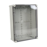 ABS IP66 Clear Lid Junction Box 380 x 280 x 130mm - Twin Eagle Imports