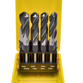 BORDO DRILLS Bordo 14 to 25mm 8 Piece 1/2" Reduced Shank Drill Set | HSS Twist Drills