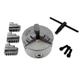 K11-100 3-Jaw 100mm Self-Centering Manual Lathe Chuck