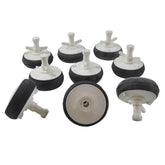 DRAINCHEM Expanding Plumbing Plug 9x Nylon Mechanical Pipe Test Plug Bung with 13mm Bypass 110mm to 130mm