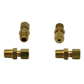 4pc Brass Compression Male Female Connector (T1/8xM1/8)