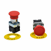 Emergency Stop E-Stop XB2 without casing set of 2 Switch Electrical 12V 24V XB2-BS545 - Twin Eagle Imports