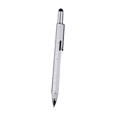 Full Metal Body 6-in-1 Multi-Function Tool Silver Engineers Pen - Twin Eagle Imports