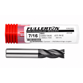 Fullerton 30631 7/16 Inch 4 Flute TiAlN Coated Carbide Square End Mill - Twin Eagle Imports