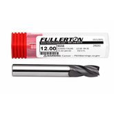 Fullerton 92216 12mm 4 Flute TiAlN Coated Carbide Square End Mill - Twin Eagle Imports