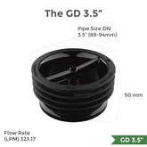 Green Drain Waterless Trap Seal 3.5" (89-94mm) - Twin Eagle Imports