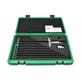 INSIZE MEASURING EQUIPMENT Insize 12pc Imperial Depth Micrometer 0-12" Range Series 3241-12