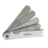 INSIZE MEASURING EQUIPMENT Insize Feeler Gauge Set 0.002–0.025" Range Series 4614-9