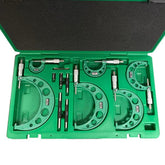 Insize Metric Outside Micrometer Set 0-150mm Range Series 3203-1506A - Twin Eagle Imports