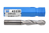 Kyocera SGS 43336 12mm 2 Flute Bright Uncoated Carbide Ball Nose End Mill - Twin Eagle Imports