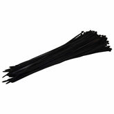 Raptor Cable Tie RAPTOR Black 550mm x 7.6mm Heavy Duty Cable Ties, 100 Pack