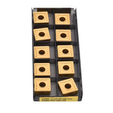 SANDVIK INSERTS 10pc Sandvik Coromant SNMG 12 04 08-QM 235 Turning Insert (Suitable for Steel & Stainless Steel, Medium Chipbreaker)
