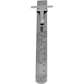 Stainless Steel Pocket Ruler with depth gauge 0-150mm Series 7119-150 - Twin Eagle Imports