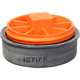 Testite IPS 86400 4-Inch T-Cone Cleanout Test Plug, 1-Pack - Twin Eagle Imports