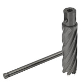 Twin Eagle Imports Annular Cutter 24 x 75mm D.O.C HSS Weldon Shank Annular Cutter with Pilot Pin