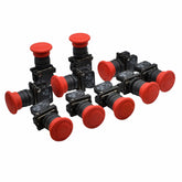 Twin Eagle Imports E Stops Emergency E Stop Panel Mount x 10 piece Switch Electrical 12V 24V TB5-AS545 Schneider