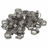 Twin Eagle Imports Grab Kits 50 Piece 304 Stainless Steel 6-15mm Worm Drive Hose Clamp