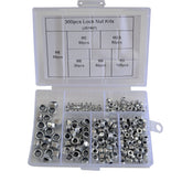 300pc Hex Nylock Nylon Carbon Steel Nut Grab Kit - Twin Eagle Imports