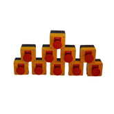 Generic Plastic E-Stop Set of 10 - Emergency Red Button Stop x 10 - Twin Eagle Imports