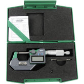 Insize IP65 Digital Outside Micrometer 0-25mm / 0-1" Range Series 3101-25A - Twin Eagle Imports