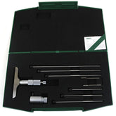 INSIZE Measuring Equipment Insize 6pc Imperial Depth Micrometer 0-6" Range Series 3241-6