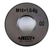 INSIZE Measuring Equipment Insize GO Thread Ring Gauge M18X1.5 Series 4129-18R