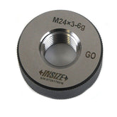 Insize Metric Thread Ring Gauge M24 × 3.0 GO – Series 4120-24 - Twin Eagle Imports