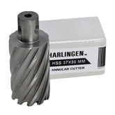 Twin Eagle Imports Annular Cutter 37 x 50mm D.O.C HSS Weldon Shank Annular Cutter