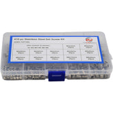 Twin Eagle Imports Grab Kits 410 Piece Stainless Steel Metric Set Screw Grab Kit Assortment
