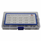 Twin Eagle Imports Washer Grab kit 460pc Metric Stainless Steel Washers Grab Kit Assortment
