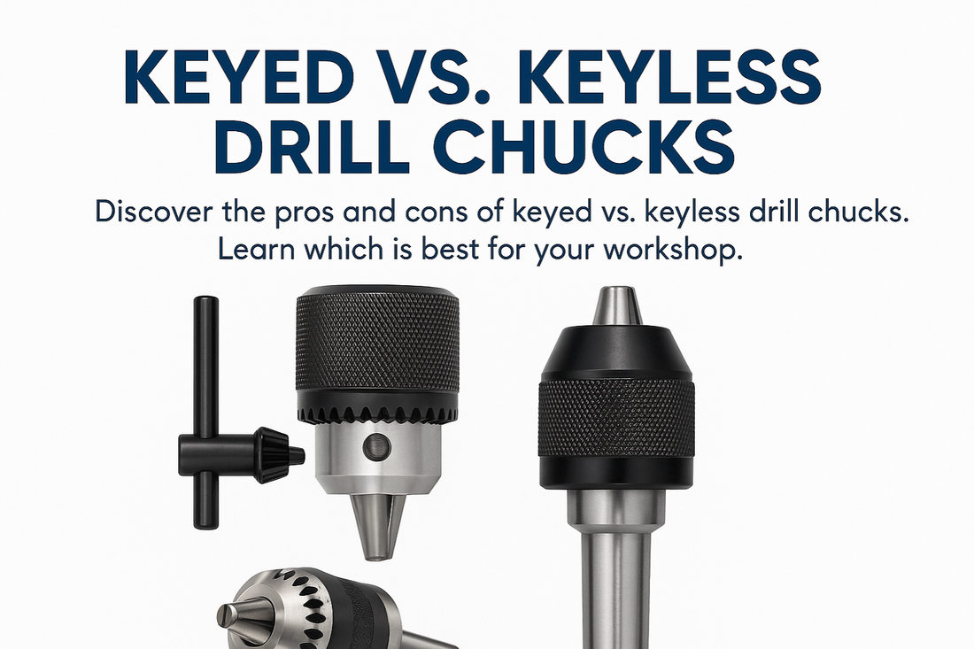 Black and Decker drill chuck types keyed keyless comparison