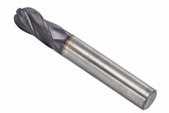 Fullerton 12.0mm 4 Flute TiAlN Coated Carbide Ball Nose Endmill - 3200 Series