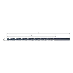 Somta Series 125 – HSS Extra Length Straight Shank Drill 9.00mm (OAL 315mm)