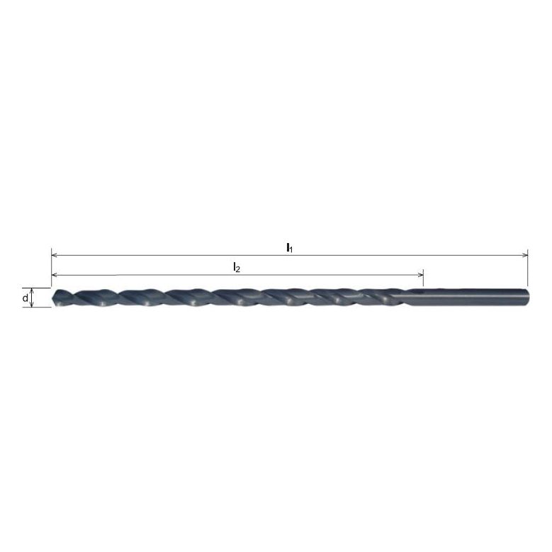 Somta Series 125 – HSS Extra Length Straight Shank Drill 6.00mm (OAL 315mm)