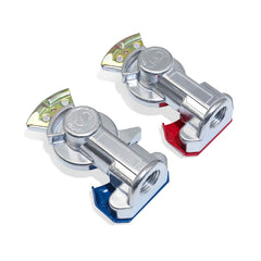 Universal Glad Hands – Pair of Corrosion-Resistant Couplers (Red & Blue)