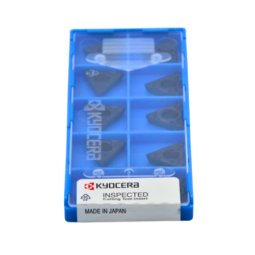 10 pc Kyocera TPMT160304GP CA125P – Turning Insert (Finishing, GP Chipbreaker)