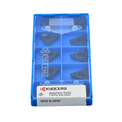 10 pc Kyocera TPMT160304GP CA125P – Turning Insert (Finishing, GP Chipbreaker)