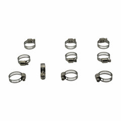 10 Piece 304 Stainless Steel 12-23mm Worm Drive Hose Clamp - Twin Eagle Imports